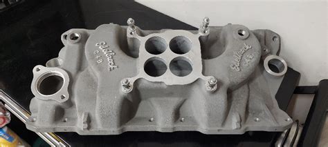 Technical Edelbrock Sbc Intake Finish C357 The Hamb