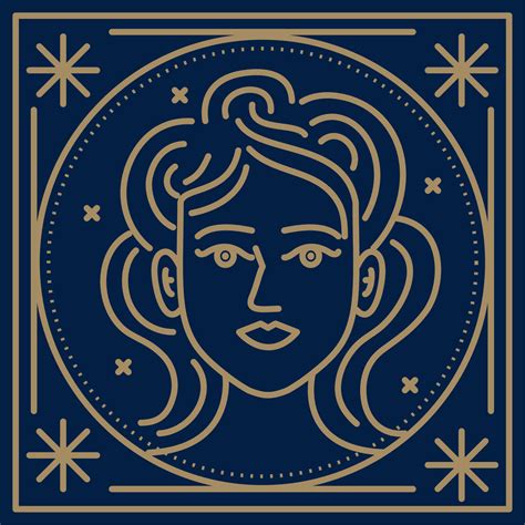 virgo astrology zodiac symbol 11252863 Vector Art at Vecteezy