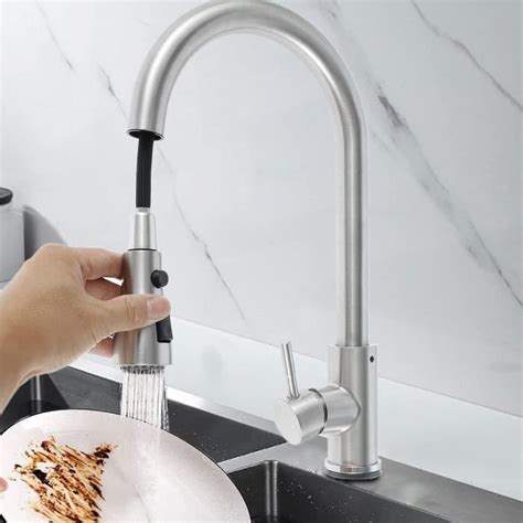 Robinet De Cuisine Avec Pulv Risateur Extractible Pivotant