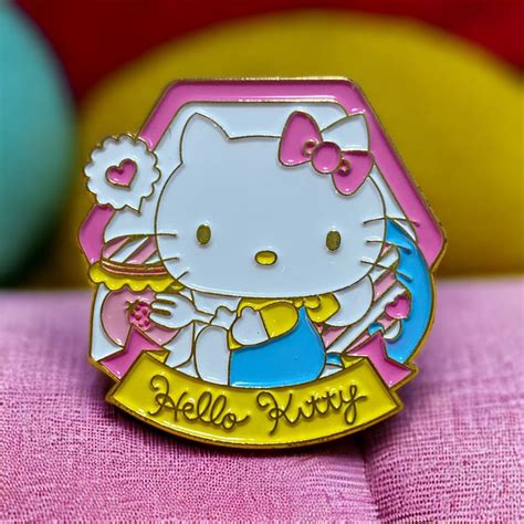 Sanrio Hello Kitty Enamel Pin Mercari