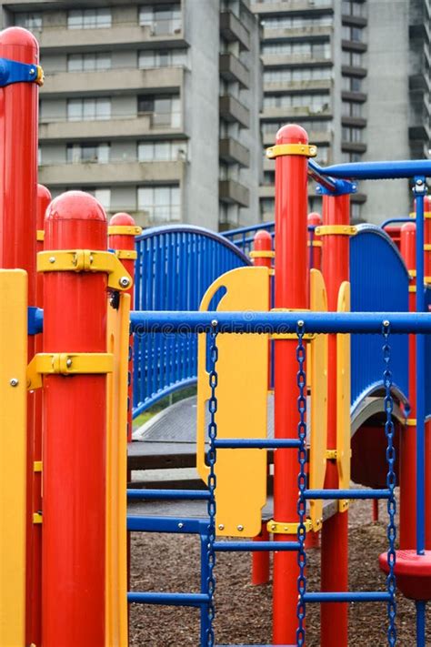 Rainy Day At The Playground Stock Photo Image Of Hooks Chain 126671884