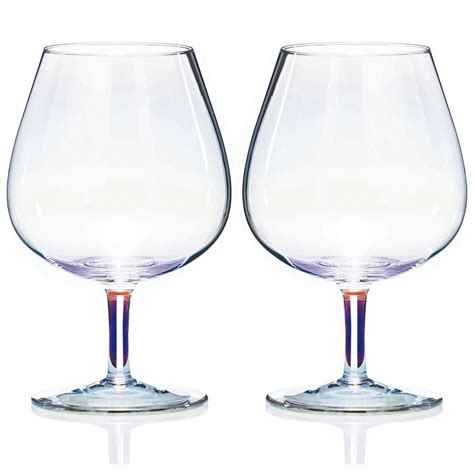 Unicorn Lustre Pair Of Brandy Glasses T Boxed Shaws Department Stores