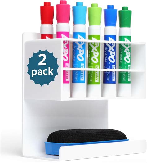 Amazon Eras White Magnetic Marker Holder For Whiteboard