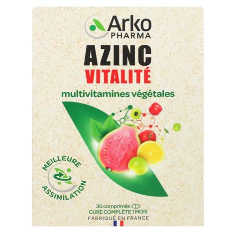 Azinc Vitalité Multivitamines Végétales est un complément alimentaire