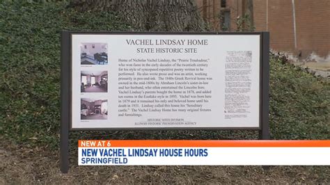 Vachel Lindsay Home Changes Hours Of Operation / WICS