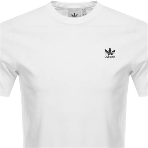 Adidas Originals Essential T Shirt White Mainline Menswear