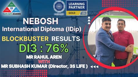 NEBOSH International Diploma DI3 Unit 76 Pass Rate And Success