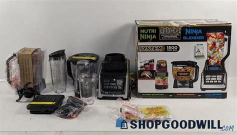 Nutri Ninja Auto Iq One Touch Intelligence Kitchen Processor Blender