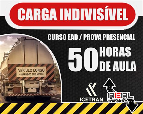 EAD CURSO PARA TRANSPORTE DE CARGA INDIVISÍVEL