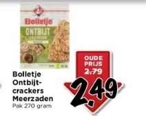 Bolletje Ontbijtcrackers Meerzaden Aanbieding Bij Vomar 1Folders Nl