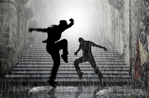 Two People Dancing In The Rain - Draw-vip