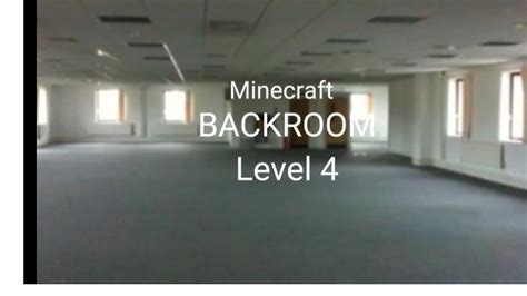 Minecraft Backroom Level Backrooms Youtube