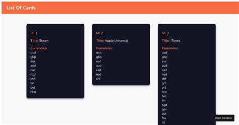 First React Codesandbox