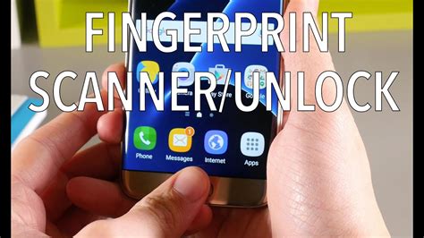 Samsung Galaxy S7 Edge How To Add Fingerprints And Setup Fingerprint Scanner Unlock Youtube