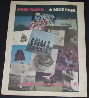 A Nice Pair 1974 Rolling Stone Magazine Ad By Pink Floyd Others With