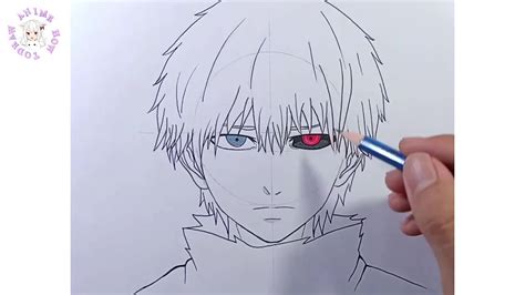 Cách Vẽ Anime Kaneki Ken Tokyo Ghoul Youtube