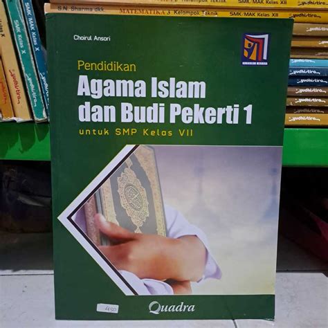 Jual Buku Bekas Mulus Quadra Pend Agama Islam Dan Budi Perketi Kelas