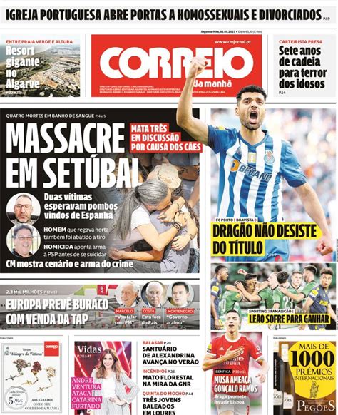 Capa Correio da Manhã 1 maio 2023 capasjornais pt