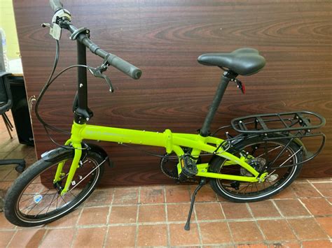 Tern Link C Folding Bicycle Wheel Yellow Folding Bikes U