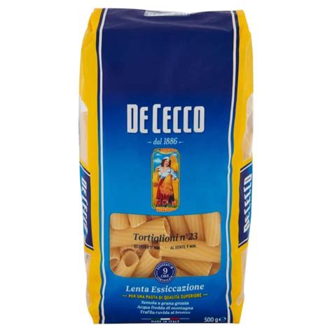 Tortiglioni N° 23 Pasta De Cecco 500 Gr Italy Food Shop