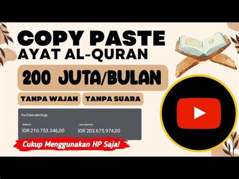 200 Juta Perbulan Cuma Reupload Ayat Suci Al Quran Dapat Pahala