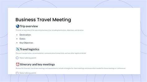 Simple Business Meeting Agenda Fellowapp