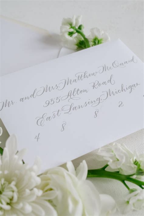 Calligraphy for Envelopes - Leah E. Moss Designs