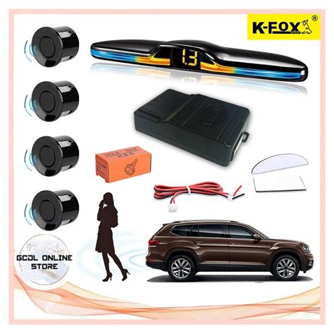 New Kfox Car Reverse Radar Kit Vehicle Parking Sensor System With