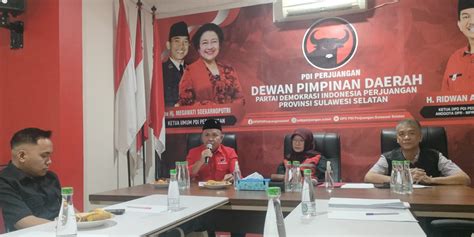 Samsu Niang Resmi Daftar Bakal Calon Bupati Soppeng Di PDIP Sulsel