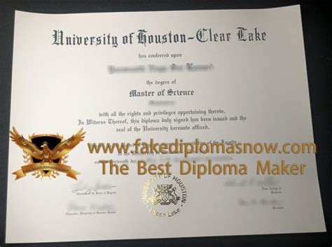 Buy A Fake University Of Houstonclear Lake Diploma