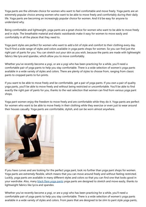 Ppt 10 Great Vented Yoga Pants Public Speakers Powerpoint