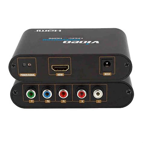 New HD Component Video YPbPr And Audio R L To HDMI Converter 1080P With