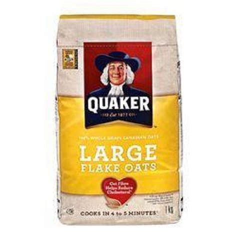 Quaker Large Flake Oats 1kg General Grocery