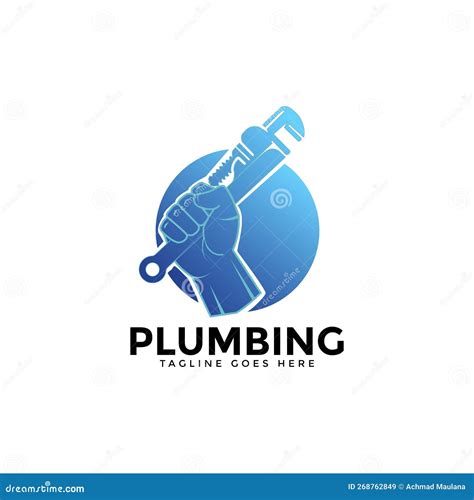 Plumbing Service Logo Design - Modern Logo Stock Vector - Illustration of icon, logo: 268762849