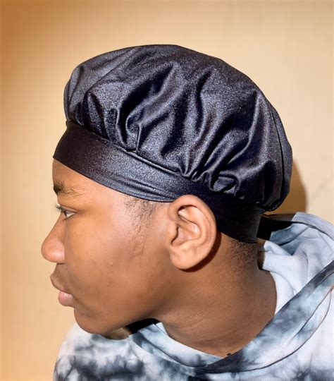 Wide Band Hair Bonnet For Men And Boys Etsy Denmark