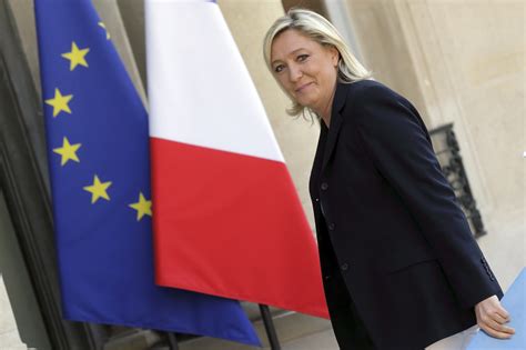 France’s far right National Front political party leader Le Pen arrives ...