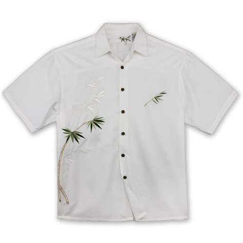 Bamboo Cay Shirt - Flying Bamboo White