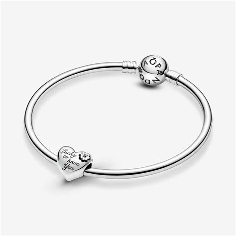 Mum Heart And Clover Charm Pandora Uk