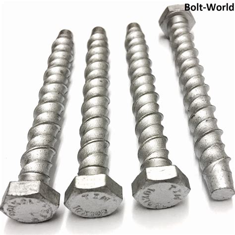 M6 M8 M10 M12 M16 Hex Head Multi Fix Thunder Concrete Bolts Screw