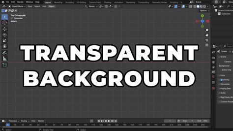 How To Render Animation With Transparent Background In Blender