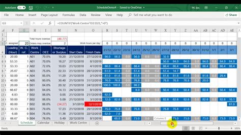 Production Schedule Excel Template - prntbl.concejomunicipaldechinu.gov.co