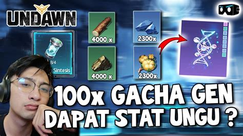 Percobaan Gacha Gen X Demi Stats Ungu Undawn Garena Youtube