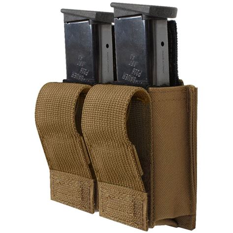 Molle Double Pistol Mag Pouch With Insert Camouflage Ca