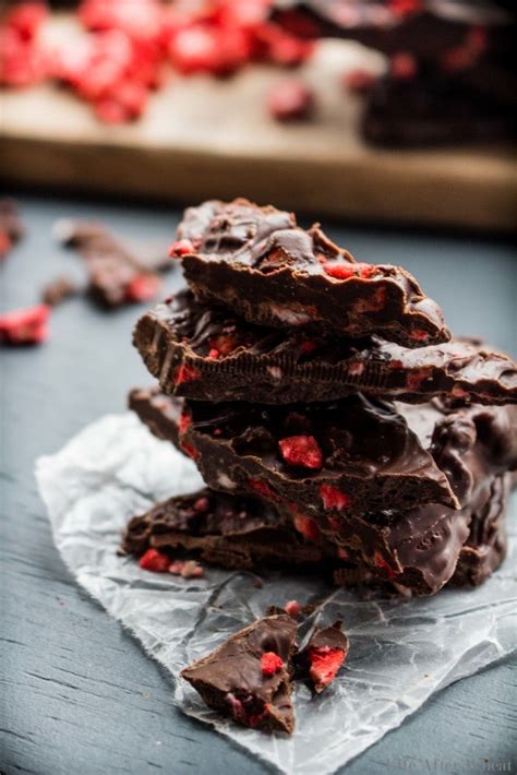 Chocolate Covered Strawberry Bark Gluten Free With Dairy Free Option