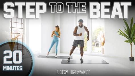 20 Minute Step To The Beat Workout [low Impact Standing Hiit] In