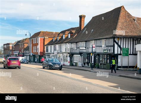 View Along The High Street Tenterden Kent Stock Photo Alamy