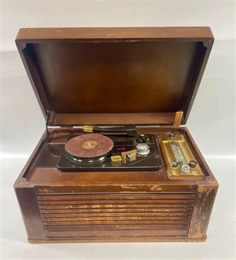 1940s Vintage Silvertone Record Player Radio Wire Recorder