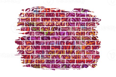 Graffiti Brick Wall Sublimation Clipart Png 21444364 Png