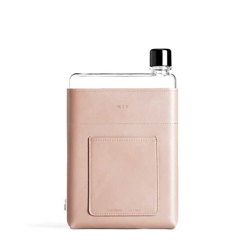 Memobottle A Leather Sleeve Nude Luxe Roses
