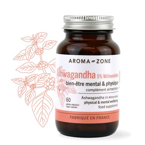 Ashwagandha Bio 60 Gélules Aroma Zone